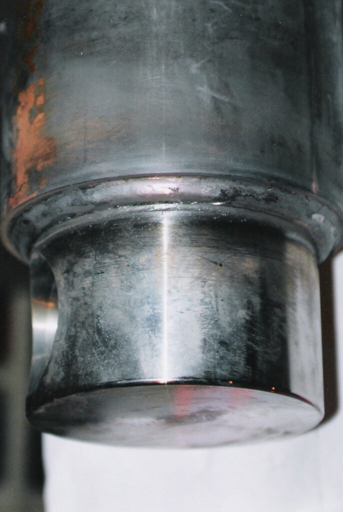 Close-up of a precision GMAW weld bead on steel by Engineered Welding near Marion Iowa