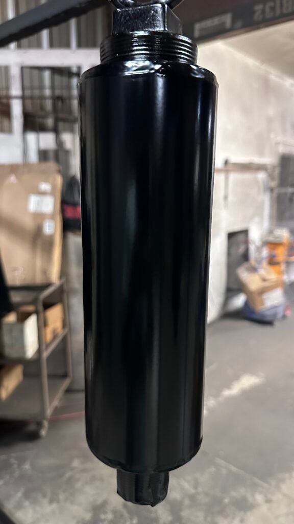 Powder coated hydraulic cylinder assembly – Engineered Welding Inc