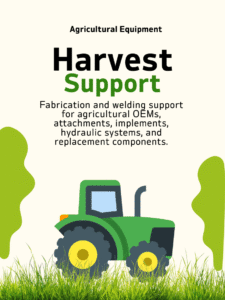 Agricultural equipment fabrication and hydraulic tank manufacturing for farm machinery